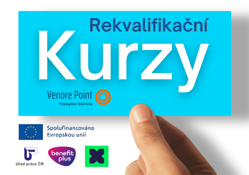 Rekvalifikační a akreditované kurzy zdarma s Venore Point s.r.o.