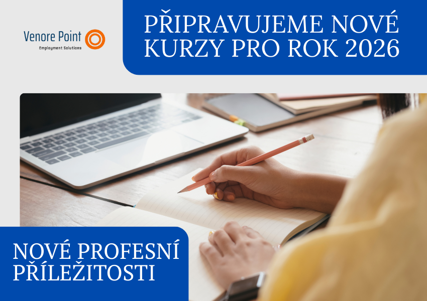 Rozšiřujeme nabídku kurzů pro rok 2026